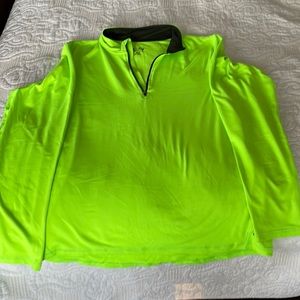 Long sleeve Champion neon green